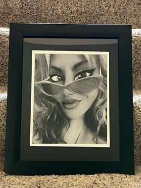 “Lashes and Sunglasses” graphic art print.